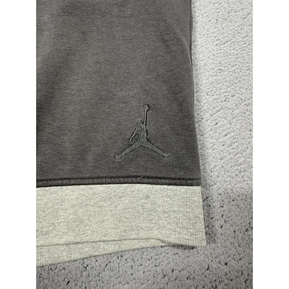 Jordan Sweat Shorts Mens XL Gray Fleece Basketball 11 Inseam Jumpman Athletic